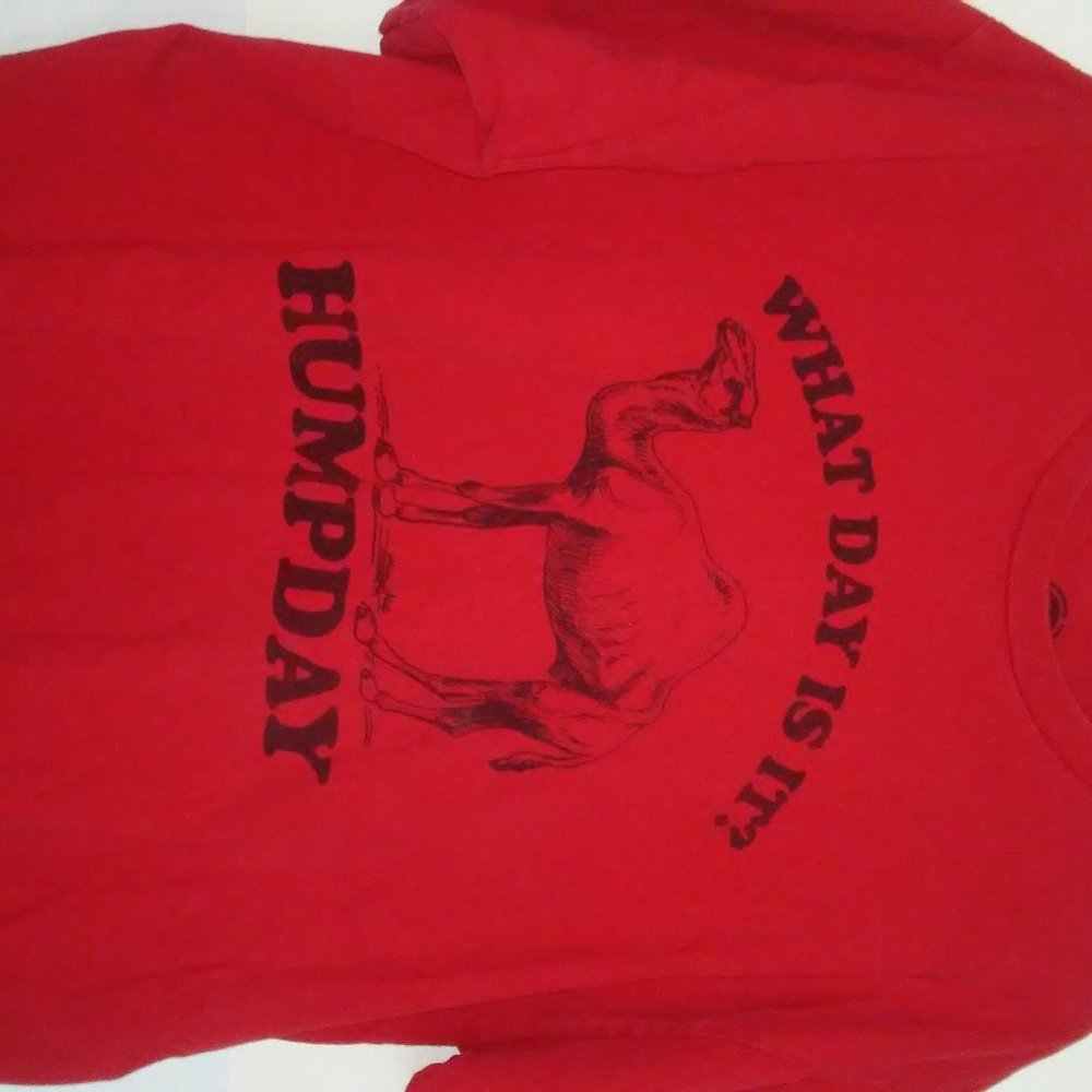Novelty T-Shirt HUMPDAY! XL